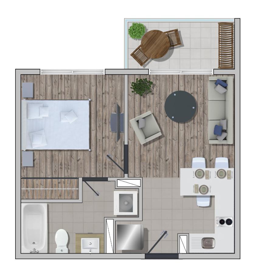 Nuevo Y Muy Bien Equipado Departamento En Pucon Apartman Kültér fotó